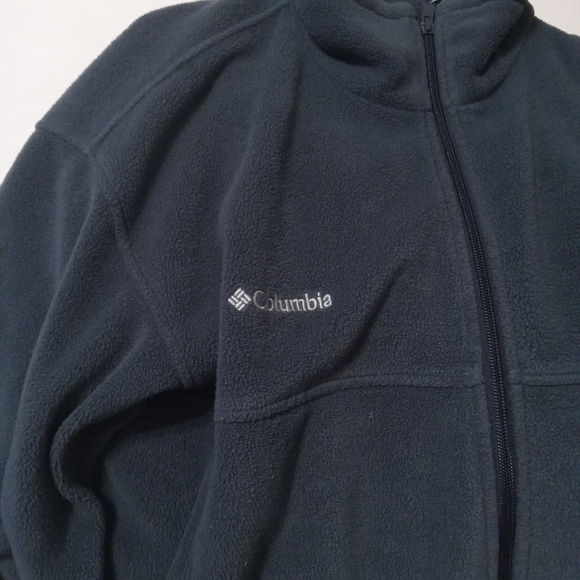 Columbia Sportwear Co. Men's Made in Vietnam Blue? Fully Zipped 1 L. Sweater - Picture 7 of 8